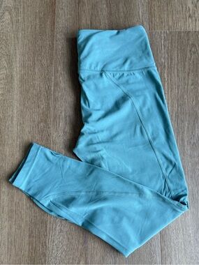 Athleta Mint Green High-Waist Performance 7/8 Leggings